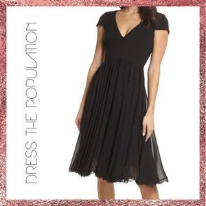 NEW Dress the Population Corey Chiffon Dress XXL
